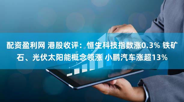配资盈利网 港股收评：恒生科技指数涨0.3% 铁矿石、光伏太阳能概念领涨 小鹏汽车涨超13%