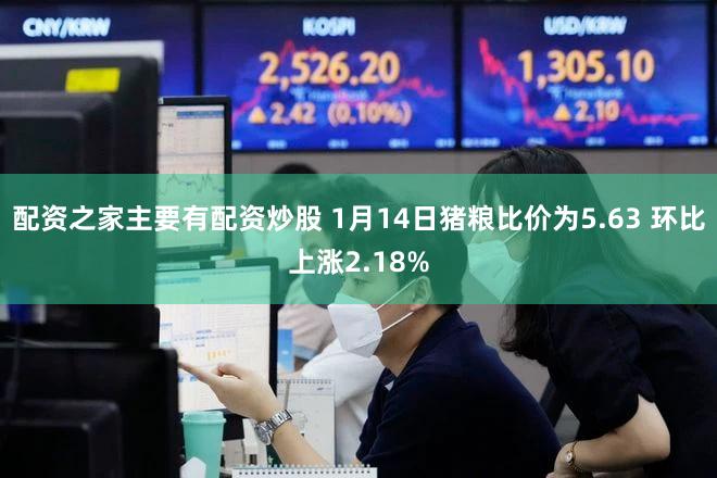配资之家主要有配资炒股 1月14日猪粮比价为5.63 环比上涨2.18%