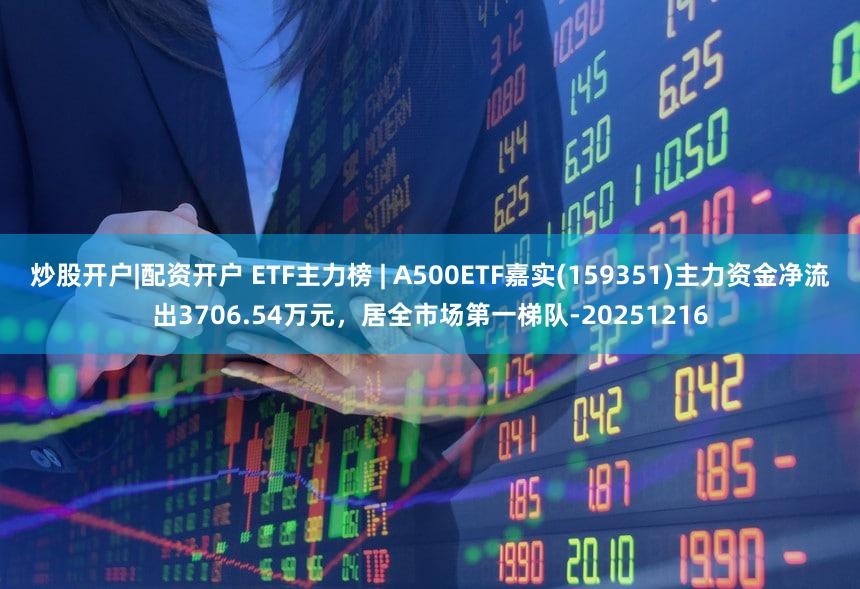 炒股开户|配资开户 ETF主力榜 | A500ETF嘉实(159351)主力资金净流出3706.54万元，居全市场第一梯队-20251216